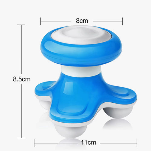 Mini Masajeador de Mano USB – Cuello, Hombros y Espalda | Portátil y Recargable